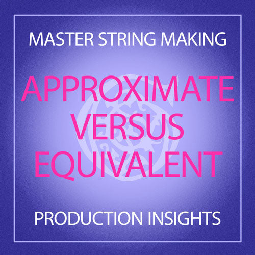 Approximate Versus Equivalent