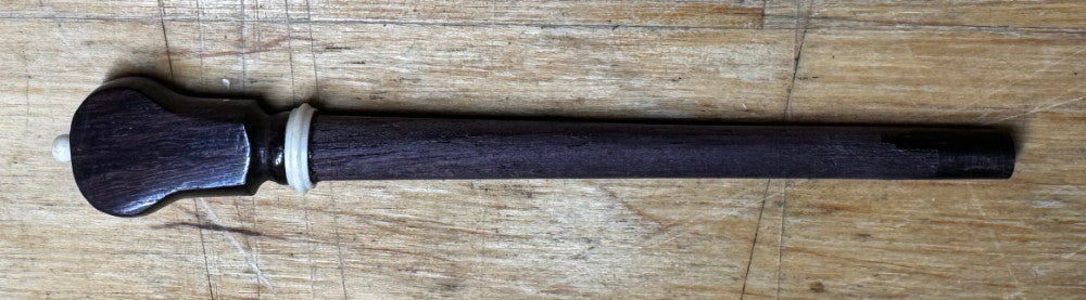 Rosewood Lute Peg with Bone Fixtures - 1 Peg