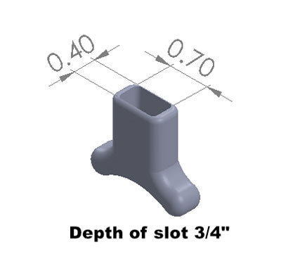 Lute Peg Turner - Small .40 x .70