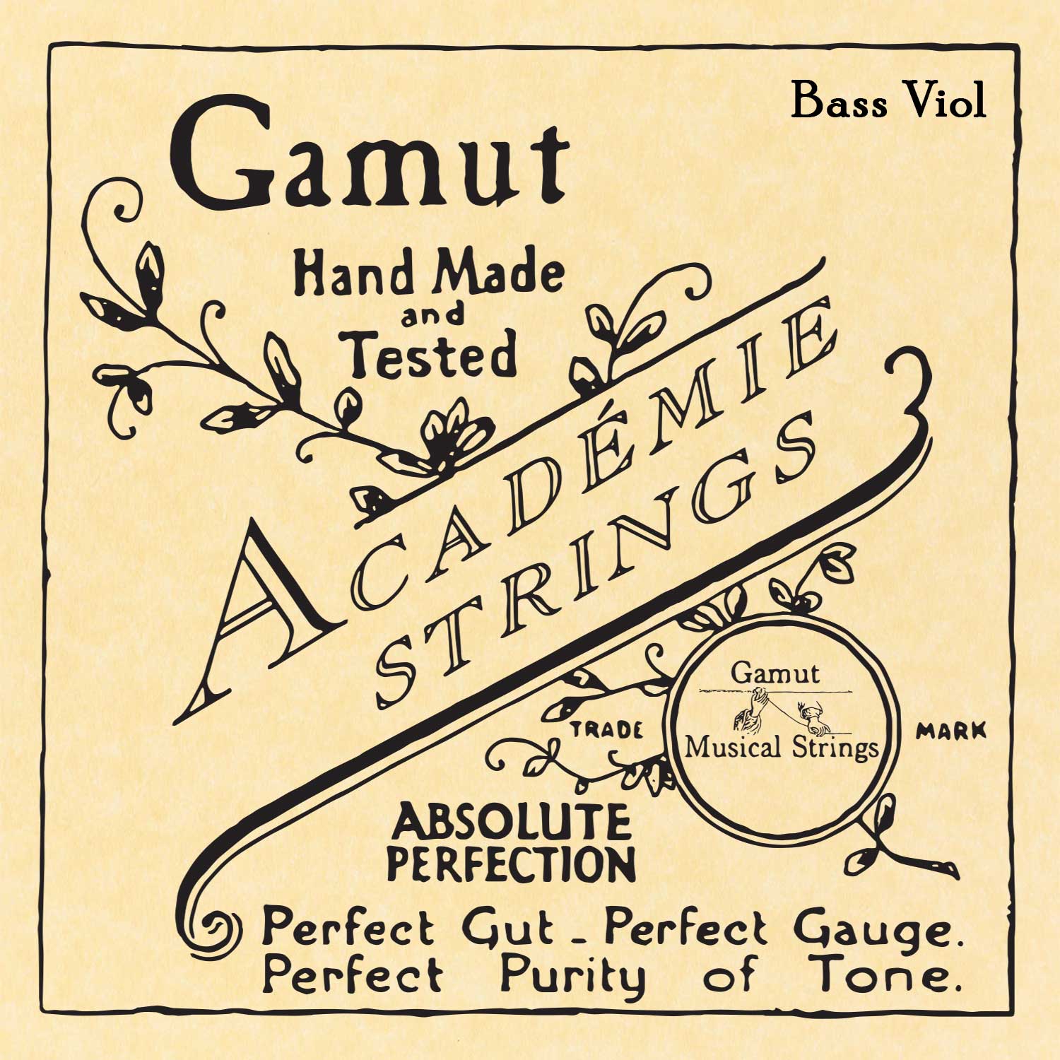 Academie Gut Bass Viol Strings