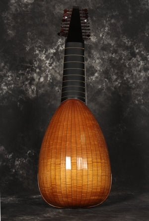 Hans Burkholtzer Model 10/11-Course Lute Back