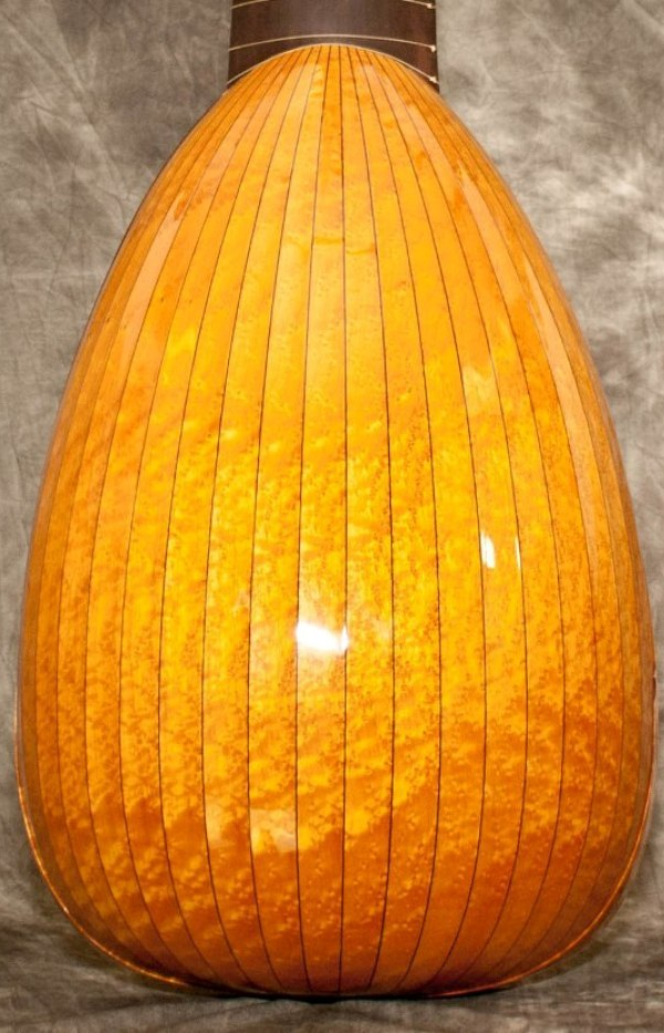 Hans Burkholtzer Model 10/11-Course Lute Back
