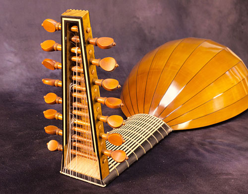 Hans Burkholtzer Model 8-Course Lute Head