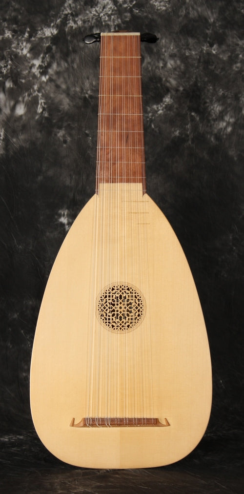 Hans Burkholtzer Model 70.5cm 11- and 13-Course Lute Front