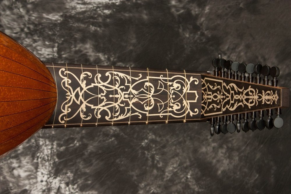 Hans Burkholtzer Model 70.5cm 11- and 13-Course Lute Neck