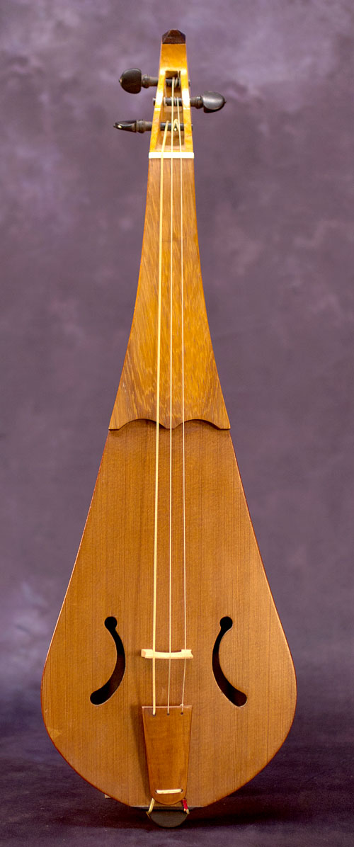 Larson Legacy Carved 39cm 3-String Rebec Front