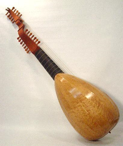 Martin Hoffmann Model 69.5cm 13-Course Baroque Lute Back