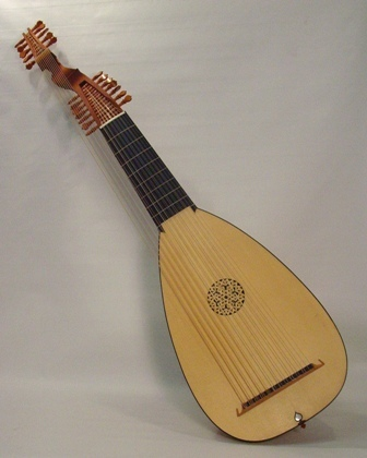 Martin Hoffmann Model 69.5cm 13-Course Baroque Lute Front