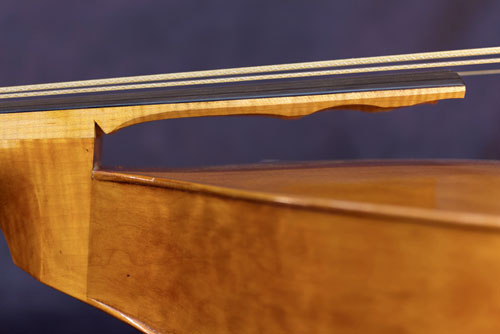 Ventura di Francesco de' Macchettis Linarol Model 1582 Bass Viol Fingerboard