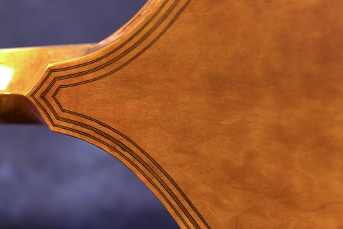 Ventura di Francesco de' Macchettis Linarol Model 1582 Bass Viol Heel