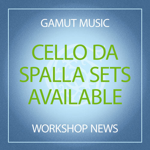 Cello da Spalla String Sets Now Available
