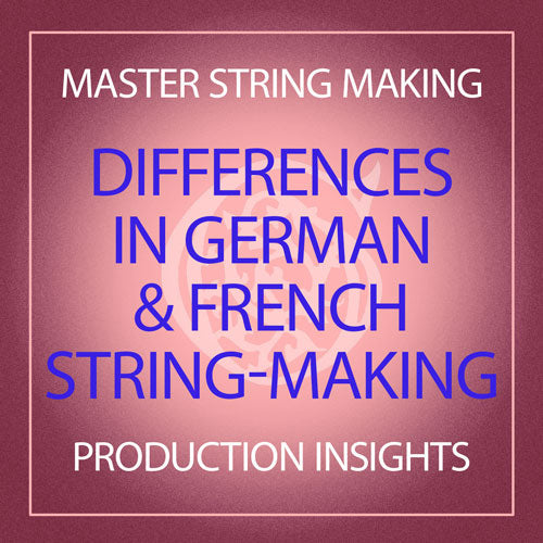 Differences in German and French String-Making