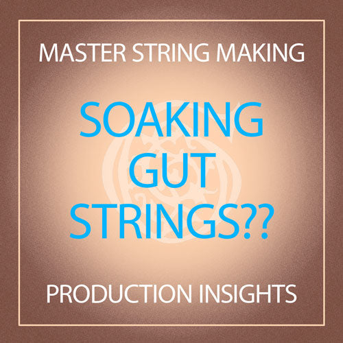 Soaking Gut Strings??