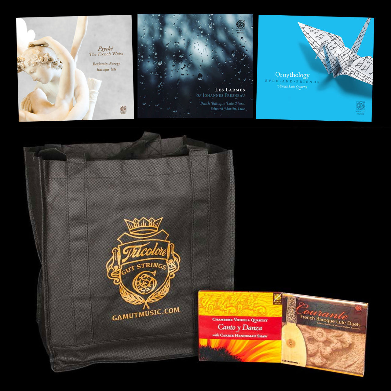 Gamut Recordings: 4 CD Collection + Tricolore Gift Bag