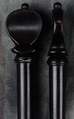 Baroque-Style Ebony Lute Peg - 1 Peg