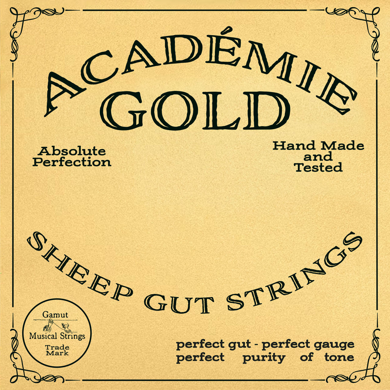 Academie Gold Bass Viol a-2 Sheep Gut