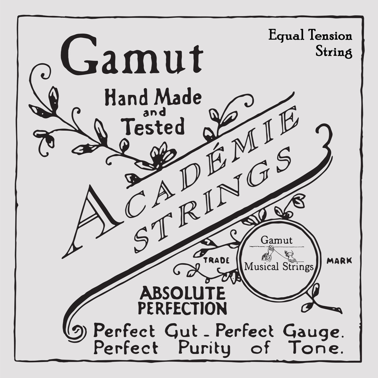 Equal Tension Viola C-4 Gut/Silver-Wound =2.62mm - OVERSTOCK