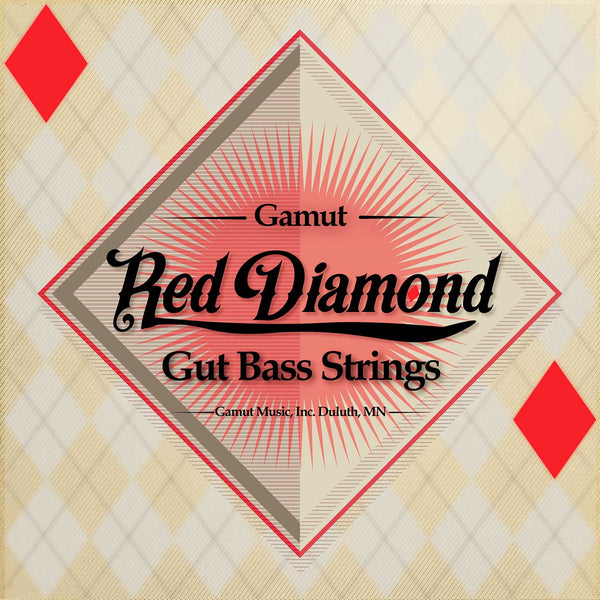 Gamut Red Diamond ガットG弦 Red Diamond Gut Bass String Set