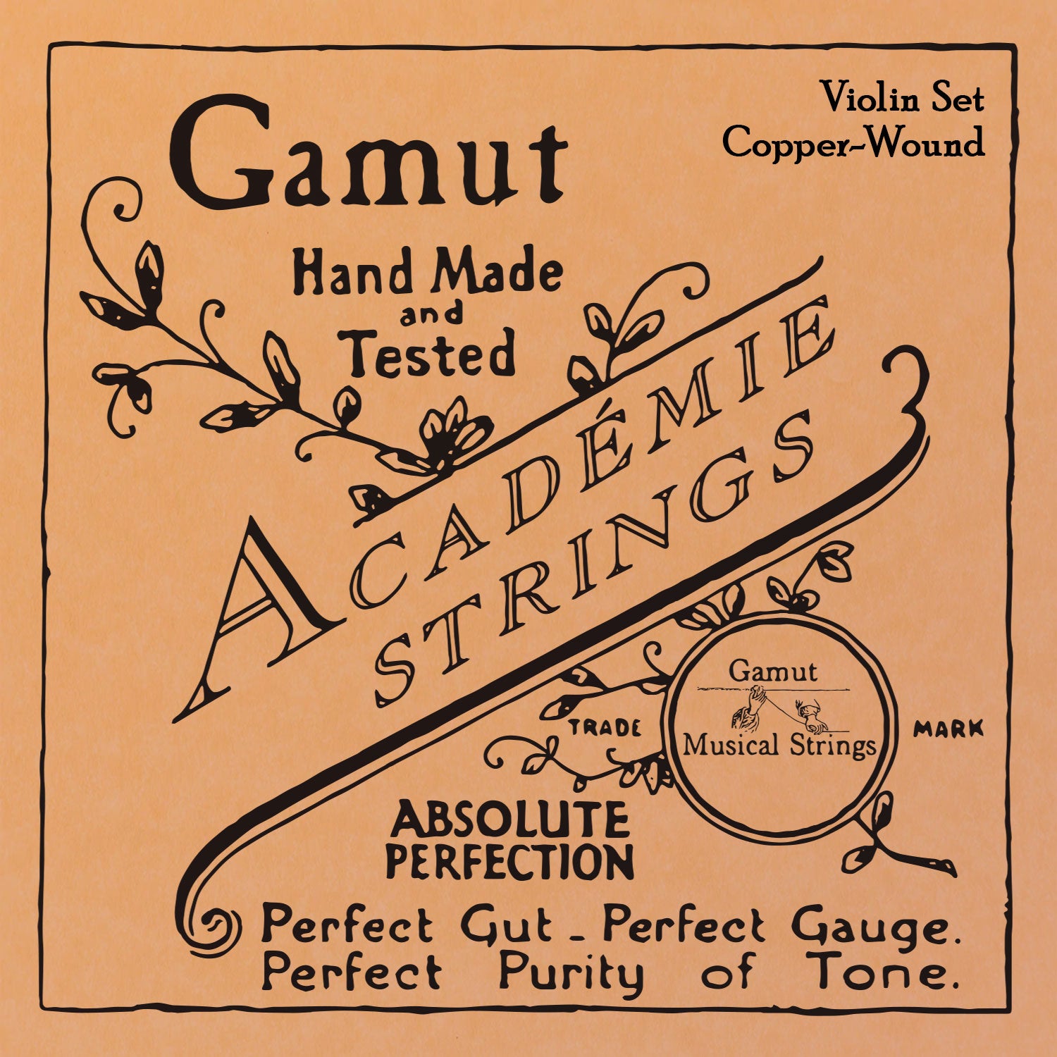 Violin Gut String Set - Copper-Wound